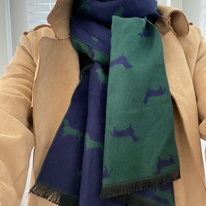 Dustin Green Blue Scarf OS